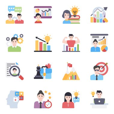Bu sefer sadece iş temaları üzerine tasarlanmış bir iş ve eğitim vektörünü hedefliyoruz. Bu ikonlar sizin her türlü iş ve pazarlama projenize yardımcı olacaktır. Seminerlerde ve poster tasarımlarında da kullanılacak.