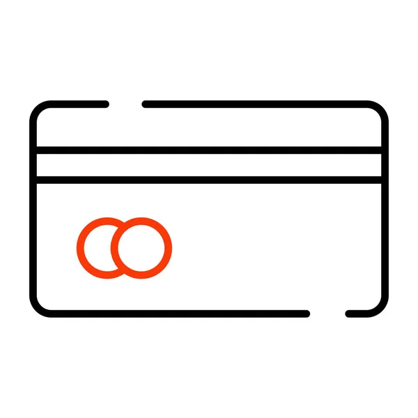 Atm Card Icon Editable Vector — 스톡 벡터