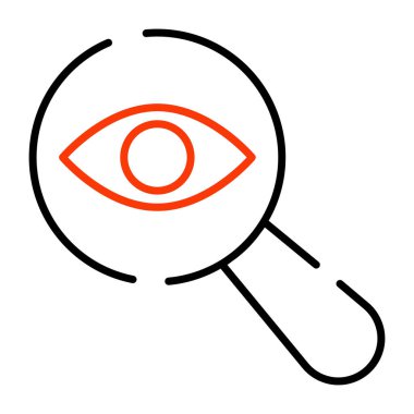 Arama gözünün premium indirme simgesi