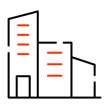 Wi-Fi sinyalli mimari akıllı yapı kavramını gösteriyor