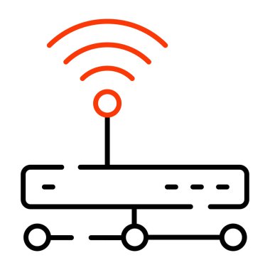 Akıllı sunucunun düzenlenebilir tasarım simgesi