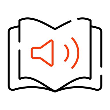        Auobook, düzenlenebilir vektörün bir simge tasarımı 