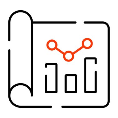 Yalan makinesi grafiğinin kavramsal düz tasarım simgesi