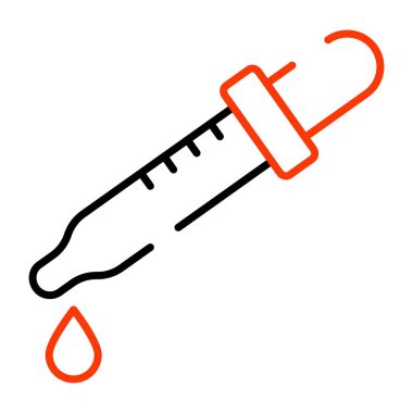 Damlatıcının katı tasarım simgesi 