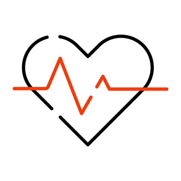 Flat Design Icon Heart — Wektor stockowy