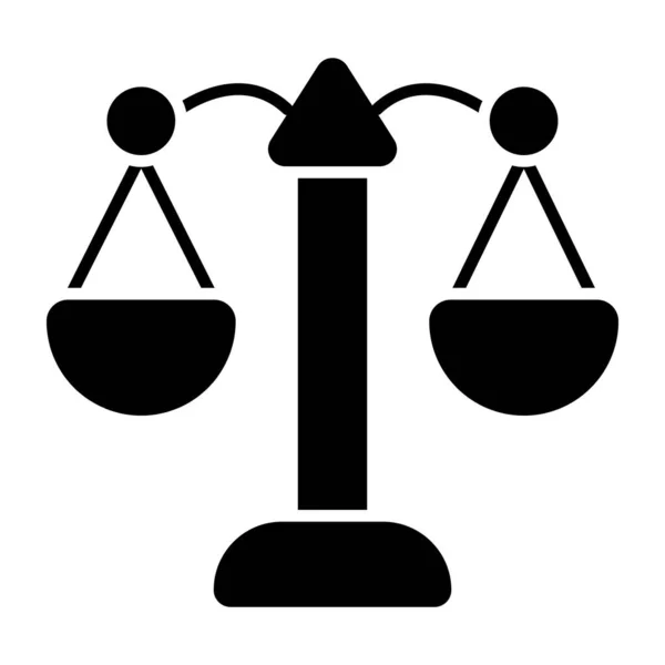 Ícone Design Editável Justiça — Vetor de Stock