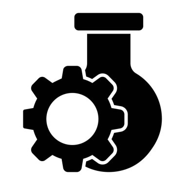 Mataralı dişli, laboratuvar ortamının simgesi.