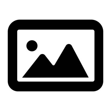 Manzaranın yaratıcı tasarım ikonu