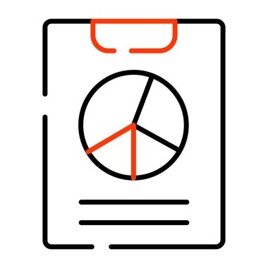 İş raporunun simge tasarımı