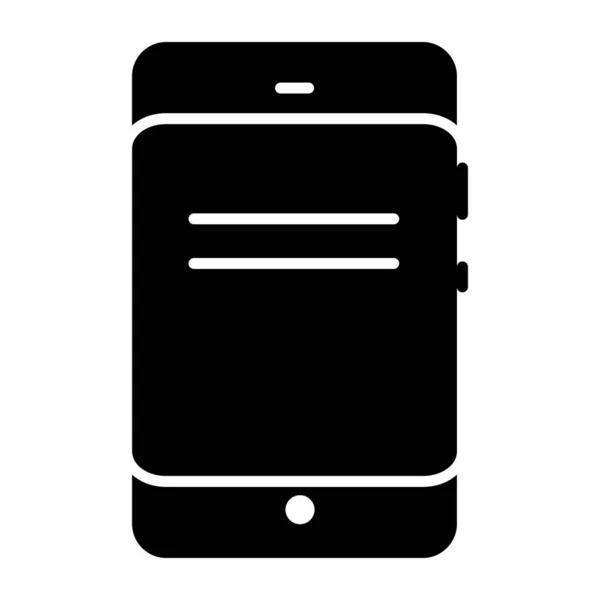 Design Icône Appareil Tactile Technologie Moderne Téléphone Mobile — Image vectorielle