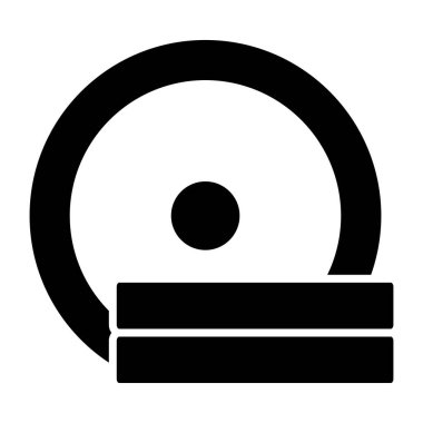 Ağırlık plakalarının vektör tasarım simgesi