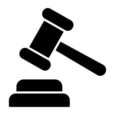 Açık artırmanın düzenlenebilir tasarım simgesi