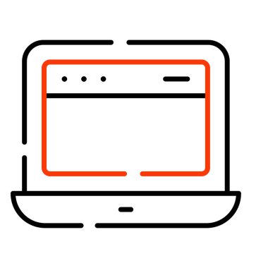 Dizüstü bilgisayarın sağlam bir tasarım simgesi