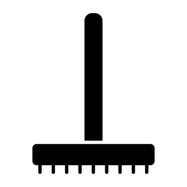 Bahçe çatalının düzenlenebilir tasarım simgesi