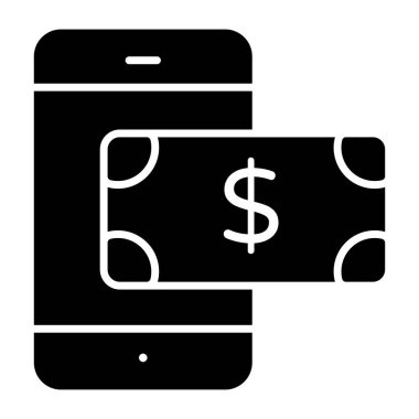 Taşınabilir para için düzenlenebilir tasarım simgesi