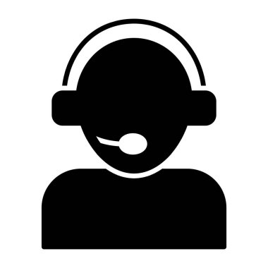 Yardım hattının kulaklık takan Avatar 