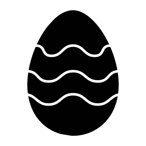 Editable Design Icon Egg — Stock Vector