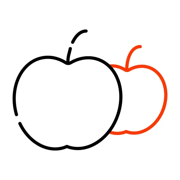 Ikona Pobierania Premium Jabłek — Wektor stockowy
