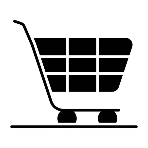 Trendy Design Icon Shopping Cart — Stockvektor