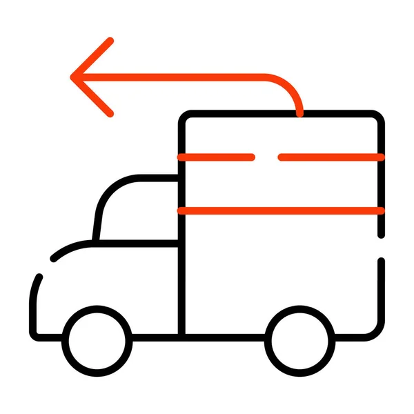 Een Perfect Design Icoon Van Cargo Van — Stockvector
