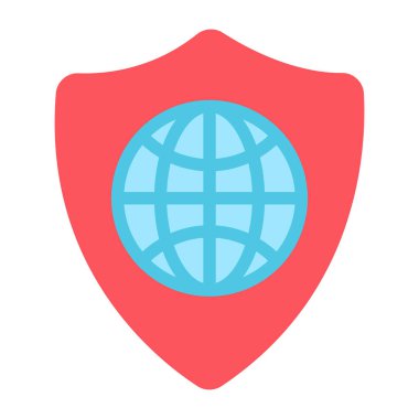 Genel güvenlik simgesi, düzenlenebilir vektör