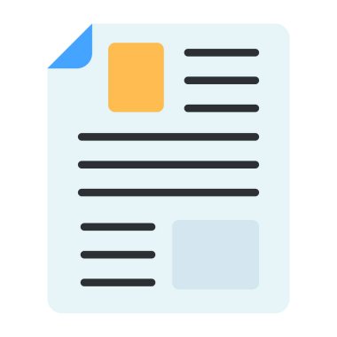 Özgün bir CV tasarım simgesi 