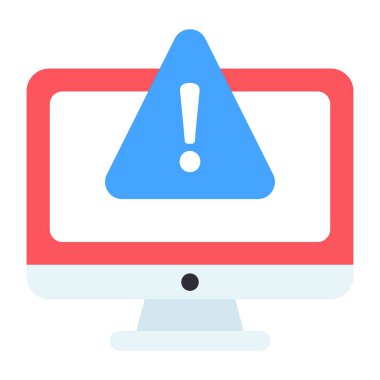 Sistem hatasının düzenlenebilir tasarım simgesi