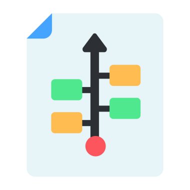 Algoritma dosyasının moda tasarım simgesi