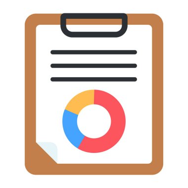 İş raporunun premium indirme simgesi