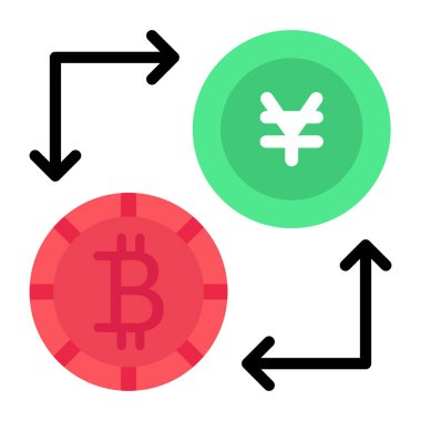 Döviz kurunun mükemmel tasarım simgesi