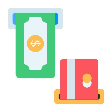 ATM yoksunluğunun premium indirme simgesi