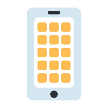 Mobil uygulamaların düzenlenebilir tasarım simgesi