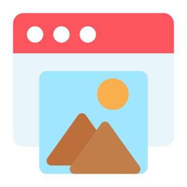 Web manzarasının vektör tasarımı