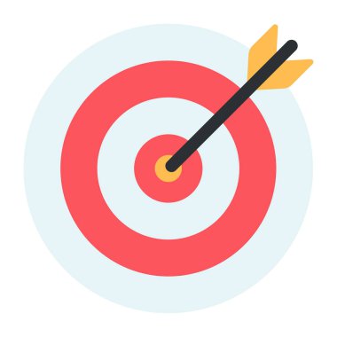 Okçuluk ile ok, hedefin simgesi