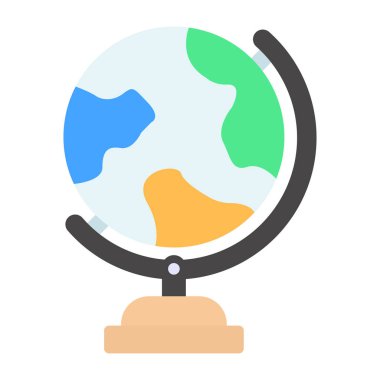 Masa küresinin yaratıcı tasarım simgesi 