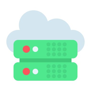 Mükemmel bir tasarım simgesi y bulut sunucusu