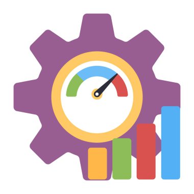Grafik ayarlarının eşsiz bir tasarım simgesi