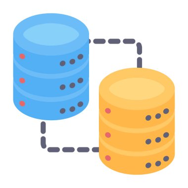 Veritabanı aktarımının simge tasarımı