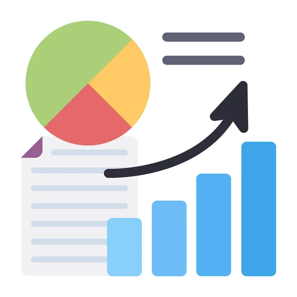 Modern Design Icon Progress Chart — Stockvektor