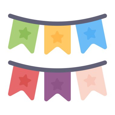 Kiraz kuşlarının düzenlenebilir tasarım simgesi