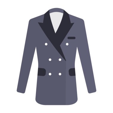 Eşsiz bir manto tasarımı simgesi 