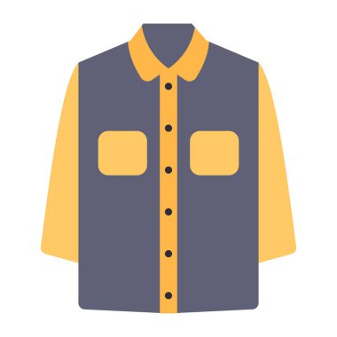 Eşsiz bir manto tasarımı simgesi 