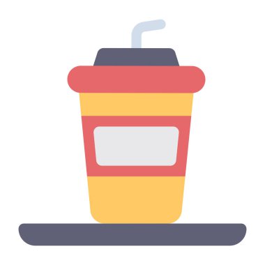 Paket içeceğin yaratıcı tasarım simgesi 