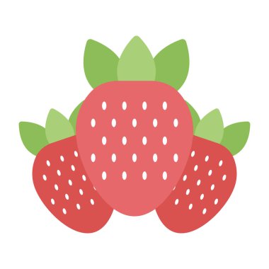 Çileklerin eşsiz bir tasarım simgesi.