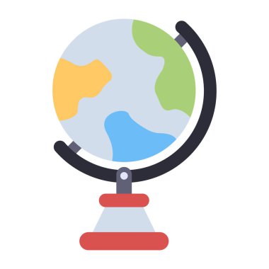      Tablo küresinin modern biçim simgesi 