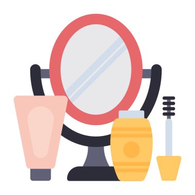 Moda tasarımında güzellik aksesuarları simgesi