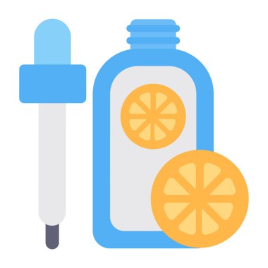 Mükemmel dizayn edilmiş limon serumu simgesi