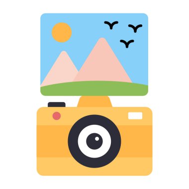 Fotoğrafçılığın düzenlenebilir tasarım simgesi