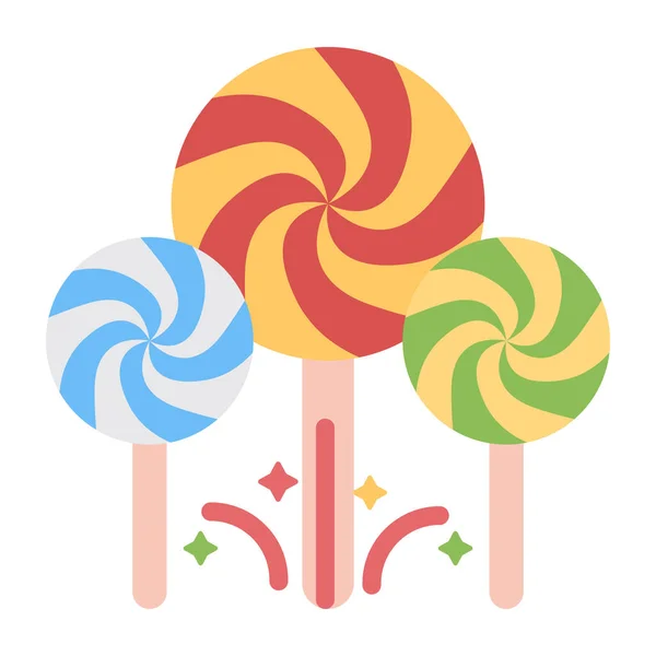 Lollipops Icon Modern Design — Stockvektor