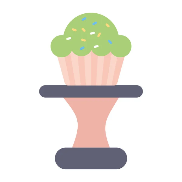 Unique Design Icon Fairy Cake — Vetor de Stock